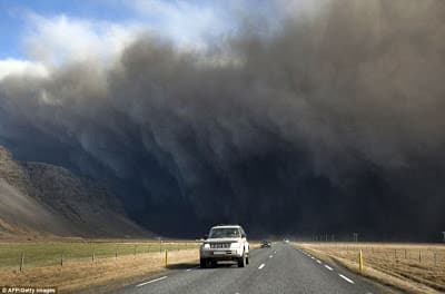 La ceniza en Islandia
