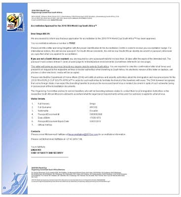 La FIFA y su detallado analisis de cada periodista que aspire cubrir el mundial.