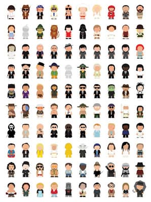 A cuantos de estos iconos del cine reconocen?