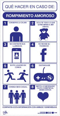 Algunas recomendaciones si termina con su pareja.