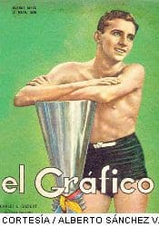 El primer ecuatoriano en la tapa de El Grafico.