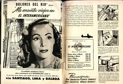 Vuelo rapido por Panagra.