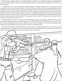 Una editorial  publica un libro para colorear el asesinato de Bin Laden