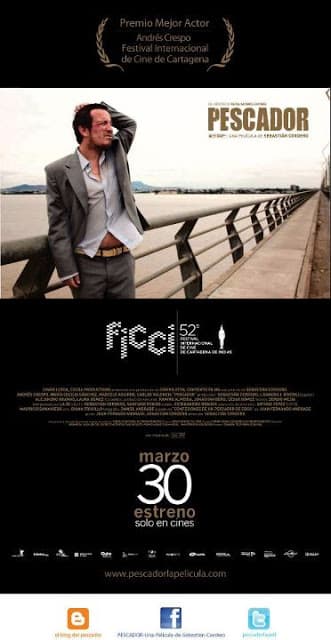 Andres Crespo gana galardón de mejor actor en festival de cine de Cartagena.