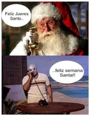 La semana santa de algunos.