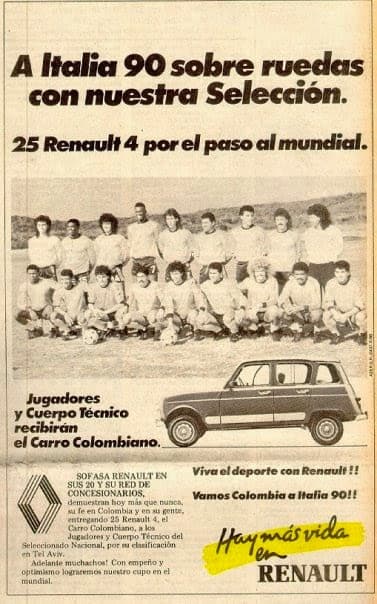 El premio que les esperaba a Colombia en Italia 90