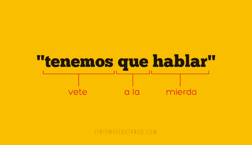 Ya saben lo que pasa la mayoria de veces que...