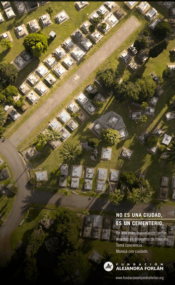 Campaña que busca cortar los accidentes de transito