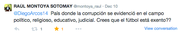 Los delirios de persecucion en algunos hinchas del futbol ecuatoriano.