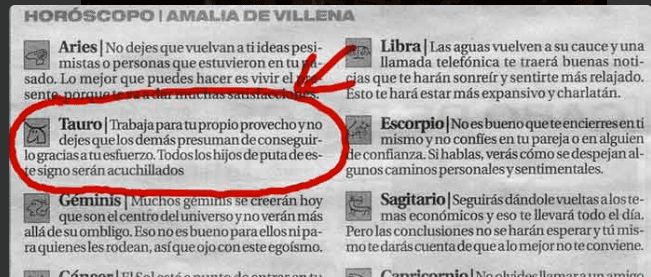 El redactor se rayó...