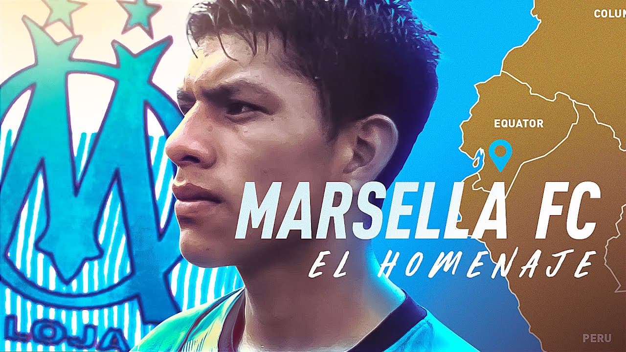 El Olympique de Marsella rindió tributo a equipo ecuatoriano