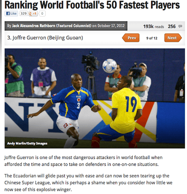 Los futbolistas ecuatorianos entre los que mas corren.